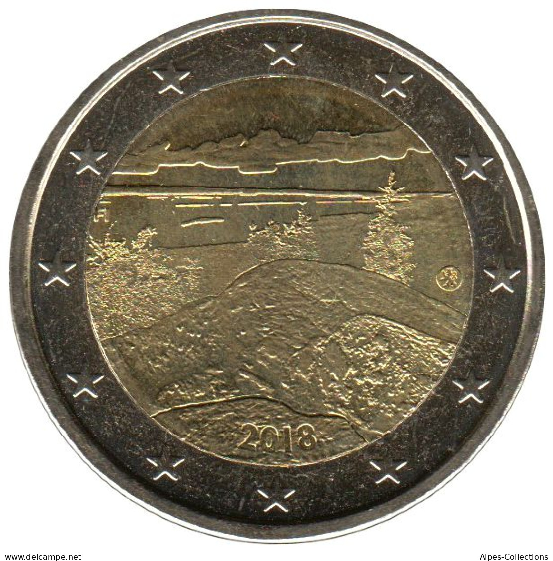 FI20018.1 - FINLANDE - 2 Euros Commémo. Parc National De Koli - 2018 - Finlande