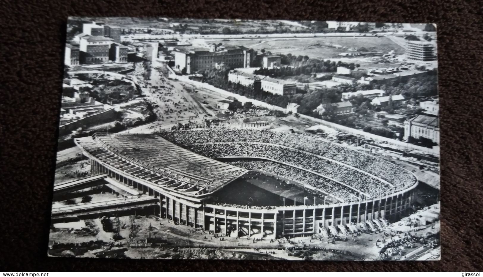 CPSM STADE STADIUM ESTADIO BARCELONA CLUB DE FUTBOL FUTBAL FOOTBALL VISTA AEREA FISA 1959 N° 105 - Estadios