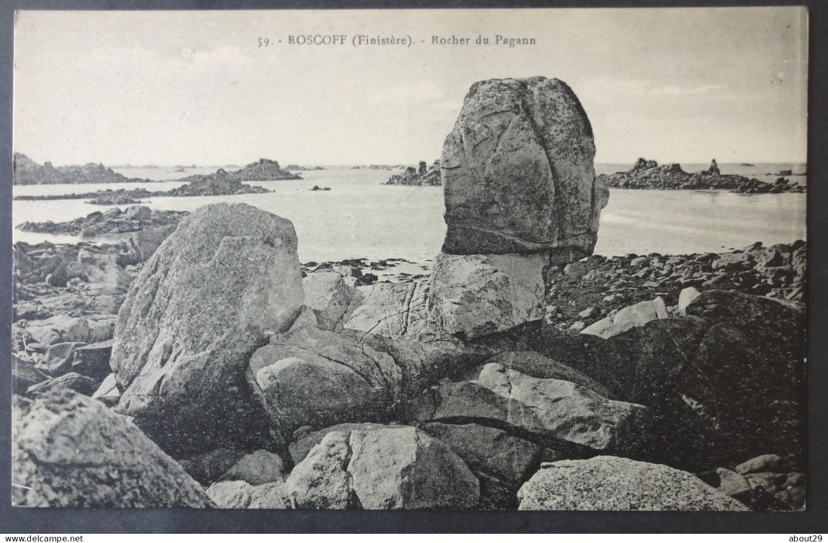 CPA 29 ROSCOFF - LOT 6 Cartes - ROCHER DE LA PETITE BRETONNE, Avec 6 NOMS DIFFERENTS - Réf. C 281 - Roscoff