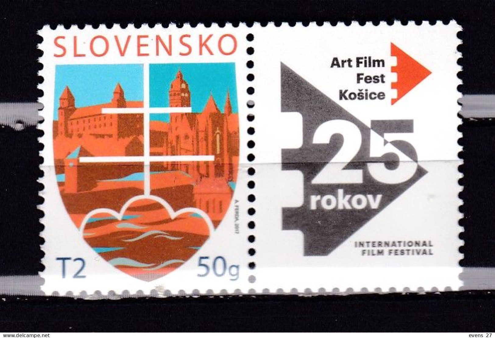 SLOVAKIA-2017-ART-FILM FEST-MNH - Unused Stamps