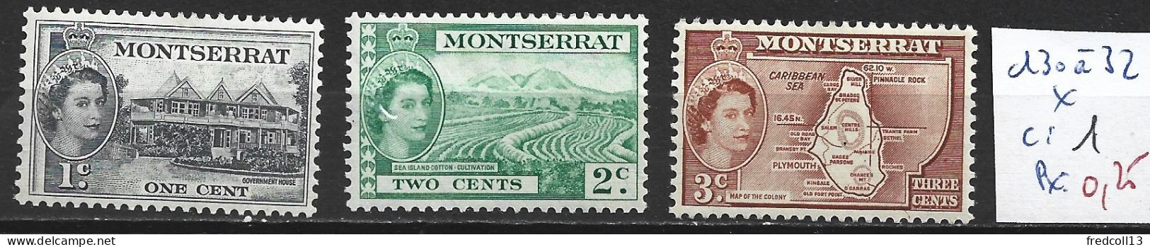 MONTSERRAT 130 à 32 * Côte 1 € - Montserrat