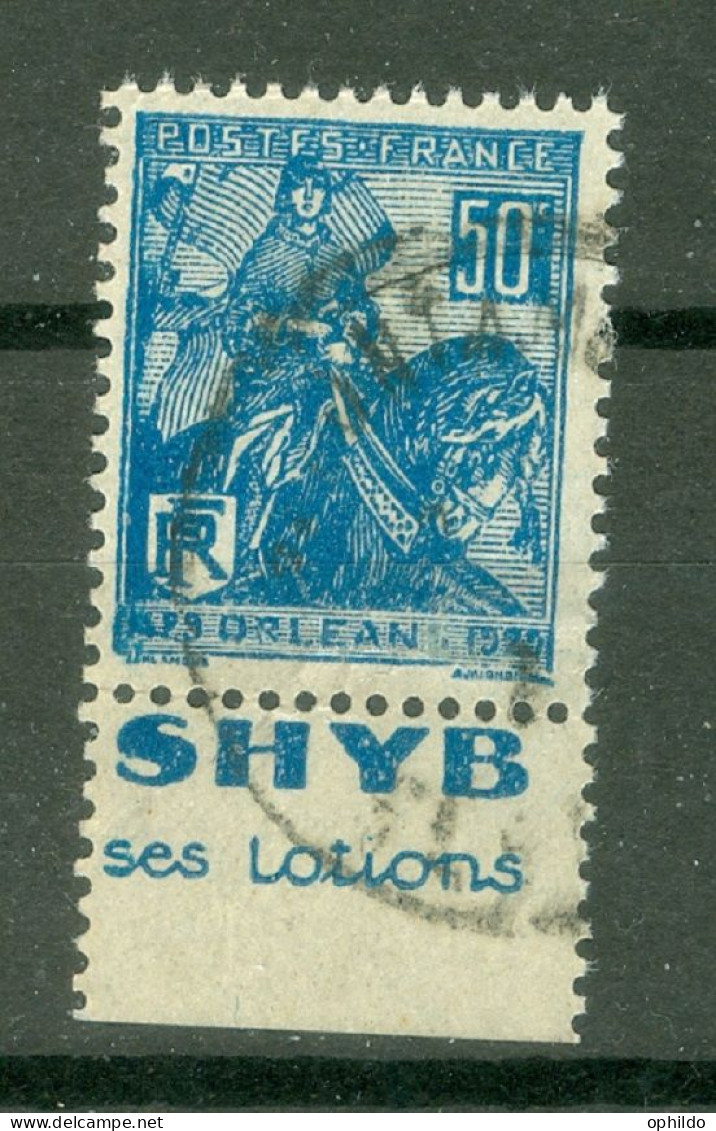 France  Yv  257  Ob B/TB  Avec Pub Shyb Ses Lotions  - Used Stamps