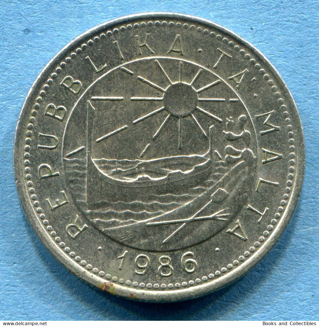 MALTA - 10 Cents 1986 - KM# 76 * Ref. 0071 - Malta