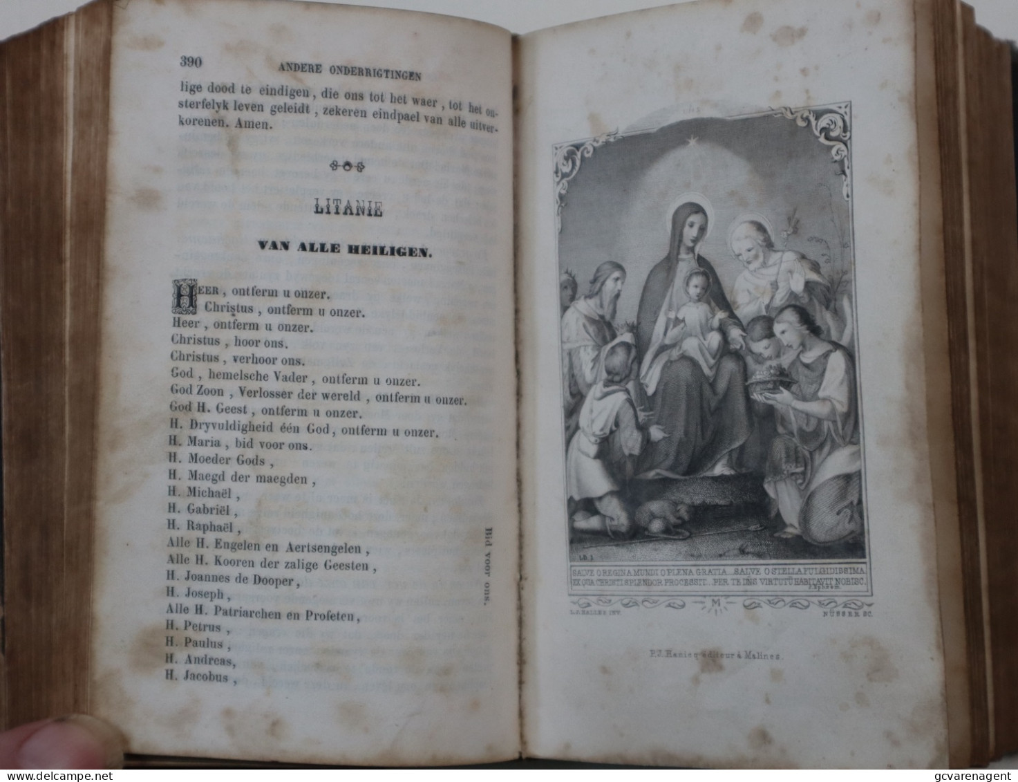 DE GETROUWDE LEERLING VAN JESUS CHRISTUS OF DE KATHOLYKE  ) DEGELIJKE STAAT MET GRAVUREN 903 BLZ  15X10 CM - Antiquariat