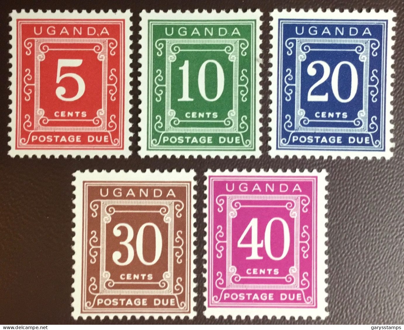 Uganda 1970 Postage Due Set MNH - Uganda (1962-...)