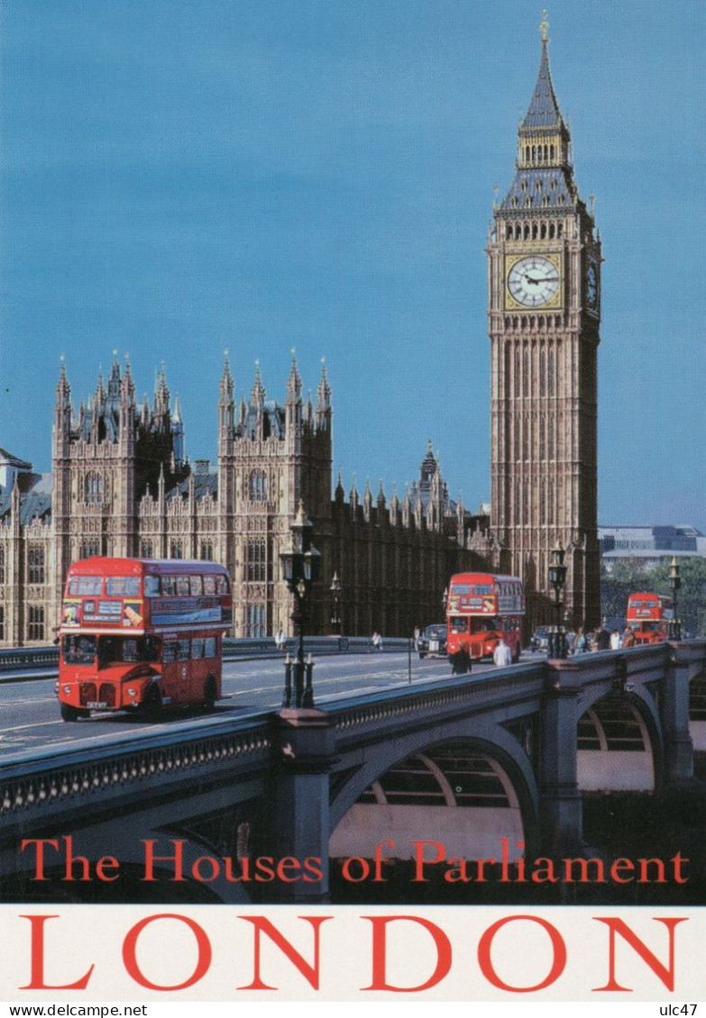 - LONDON . The Houses Of Parliament - BIG BEN AND BUSES - - Houses Of Parliament