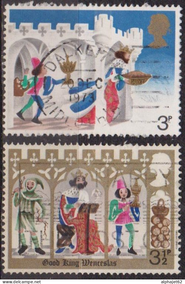Noel - Conte Populaire - GRANDE BRETAGNE - Le Bon Roi Wenceslas, Le Page Et Le Paysan - N° 704-707 - 1973 - Used Stamps