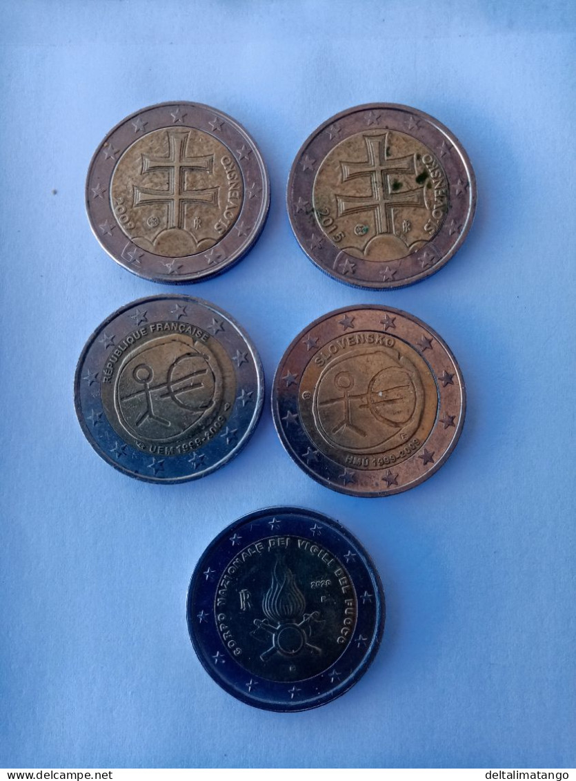 5 Monete Da Due Euro Da Collezione - Slovenia