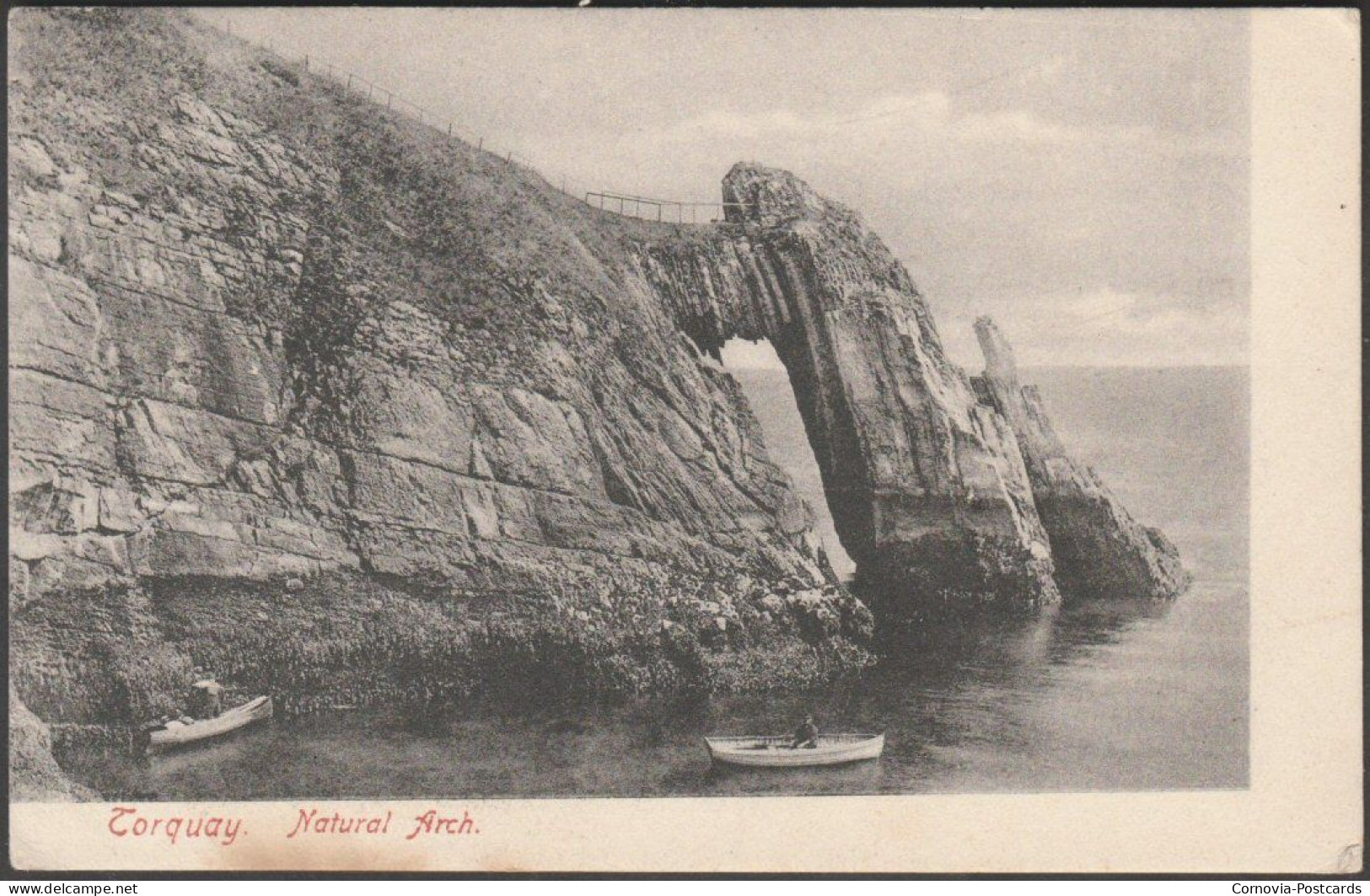 Natural Arch, Torquay, Devon, 1904 - Frith's Postcard - Torquay