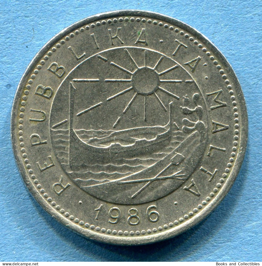 MALTA - 10 Cents 1986 - KM# 76 * Ref. 0073 - Malta