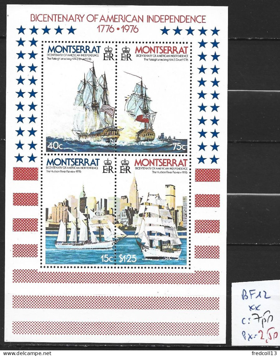 MONTSERRAT BF 12 ** Côte 7.50 € - Montserrat