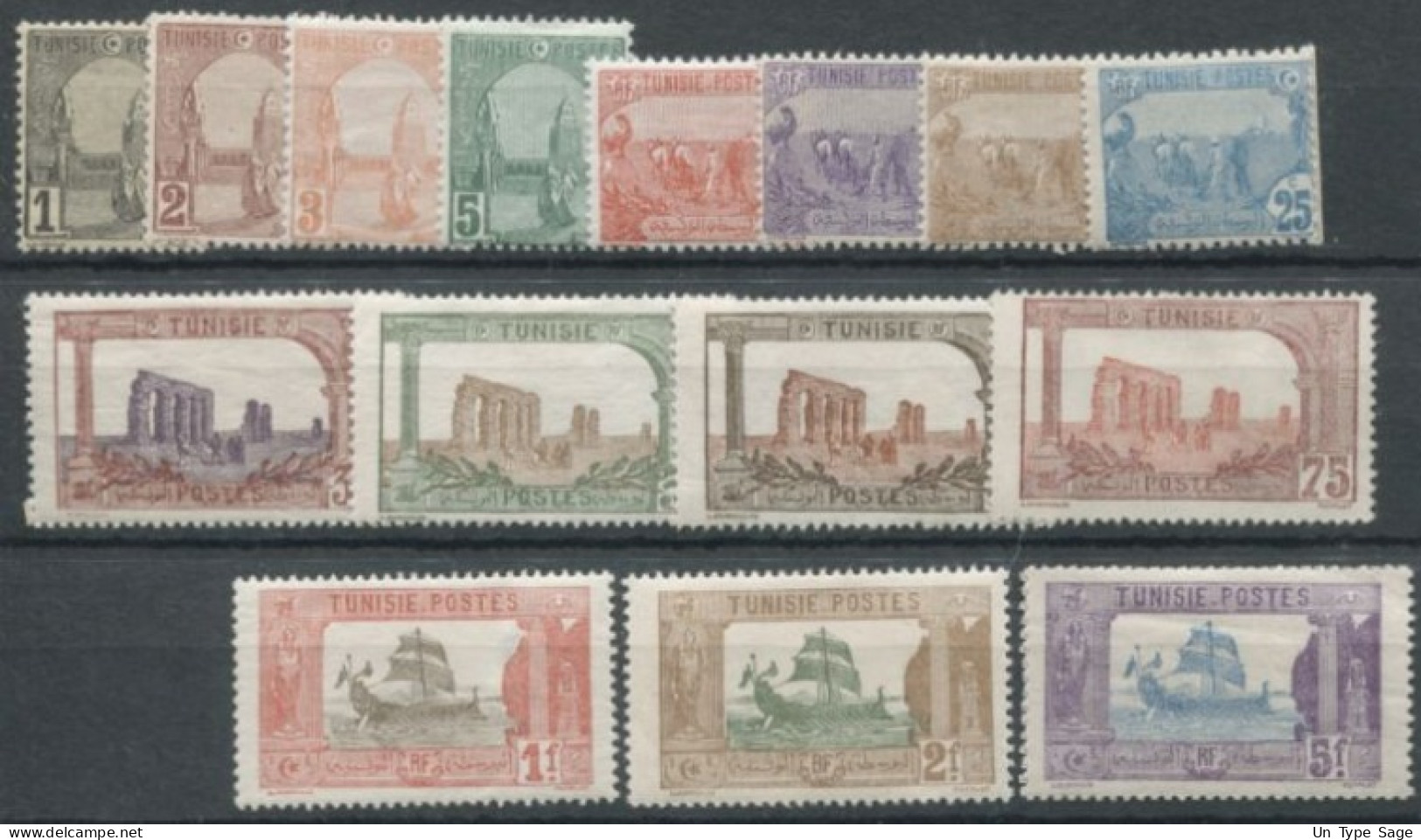 Tunisie N°29 à 41 Neuf* - (F2188) - Unused Stamps