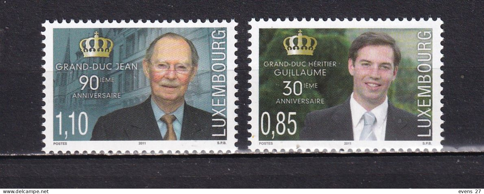 LUXEMBOURG--2011- HOUSE OF LUXEMBOURG DYNASTY-MNH - Ungebraucht