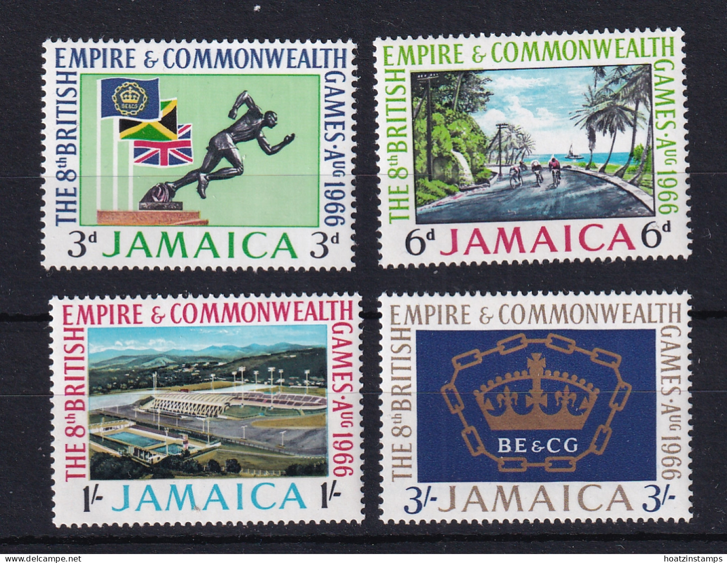 Jamaica: 1966   Eighth Commonwealth Games   MNH - Jamaica (1962-...)
