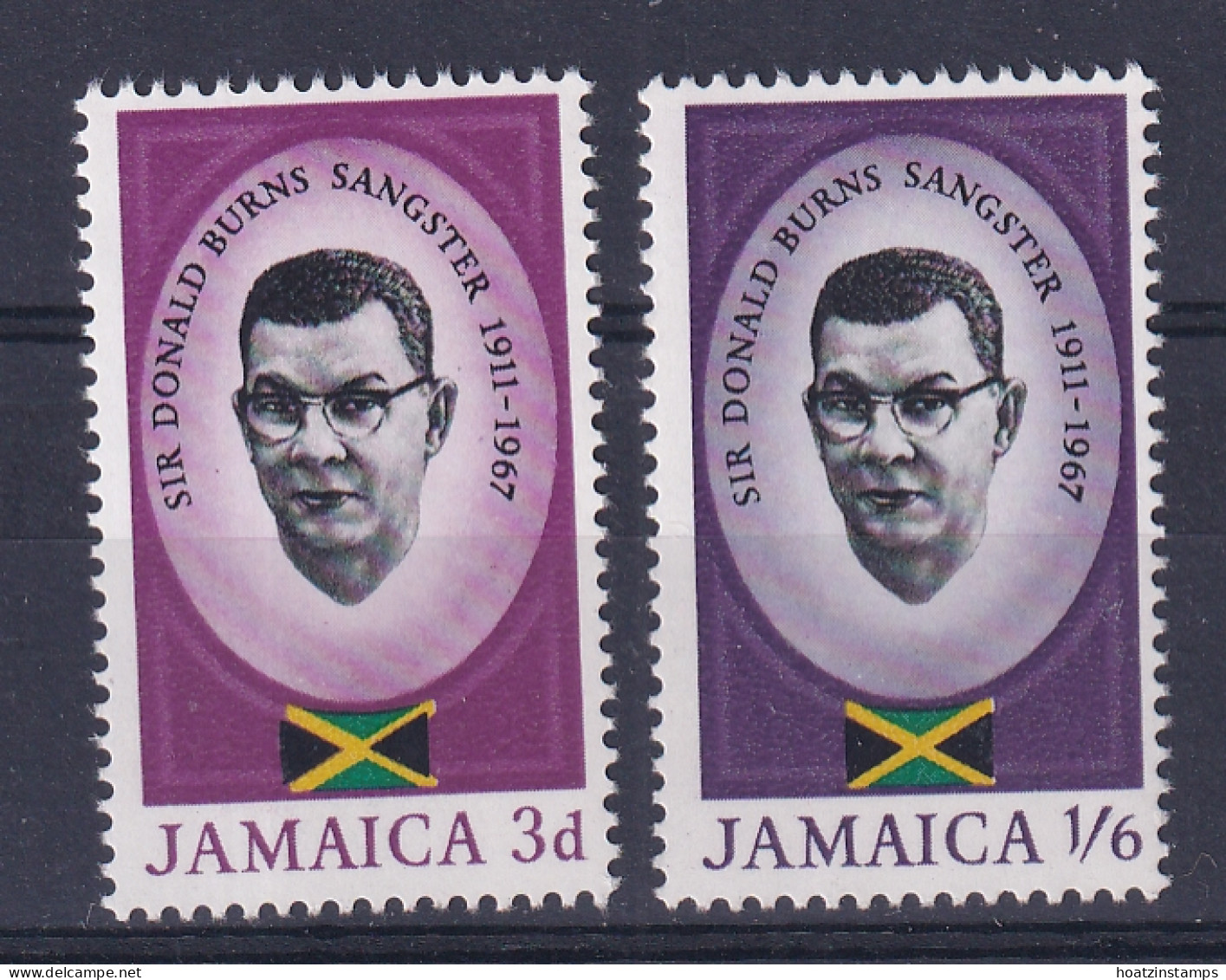 Jamaica: 1967   Sangster Memorial Issue   MNH - Jamaica (1962-...)