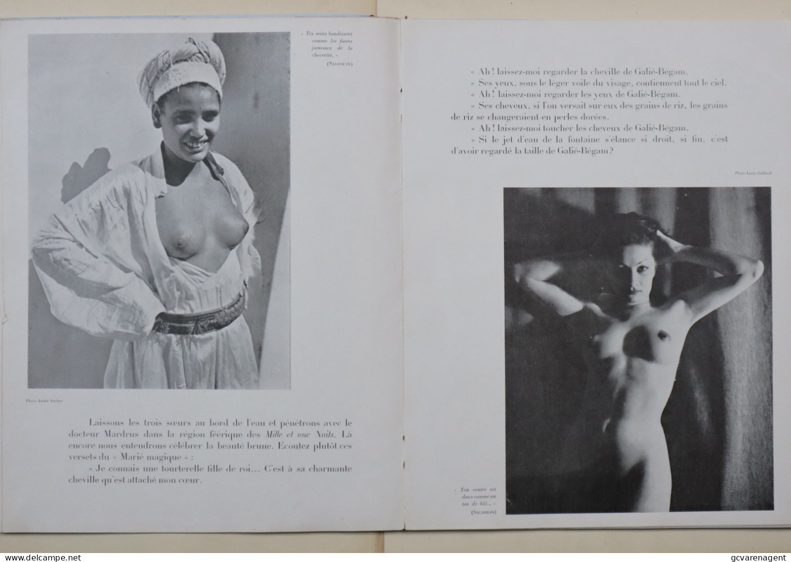 NUDE - LE LIVRE DES CHARMES  1937  VOIR DESCRIPTION ET SCANS - Fotografía