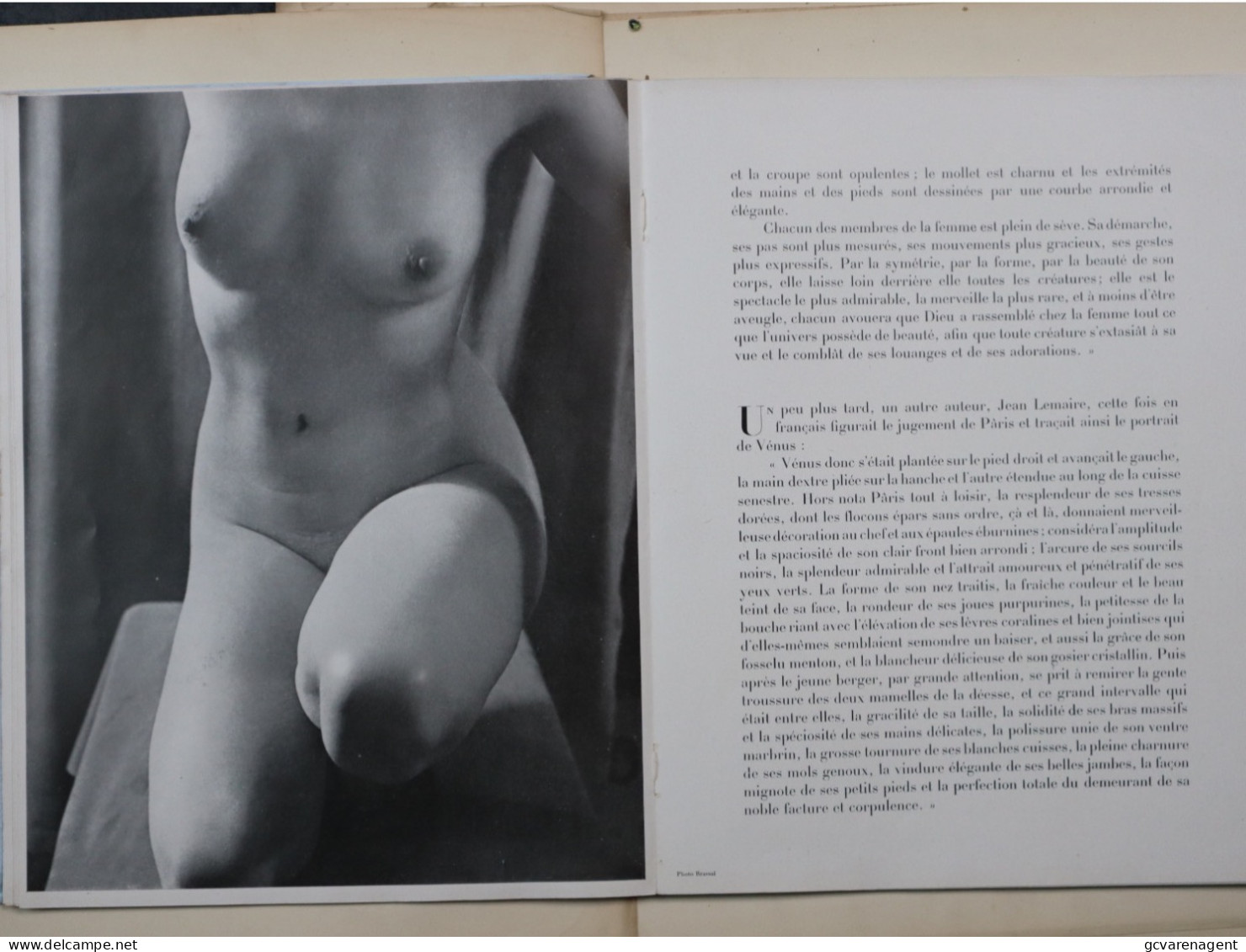 NUDE - LE LIVRE DES CHARMES  1937  VOIR DESCRIPTION ET SCANS - Fotografía