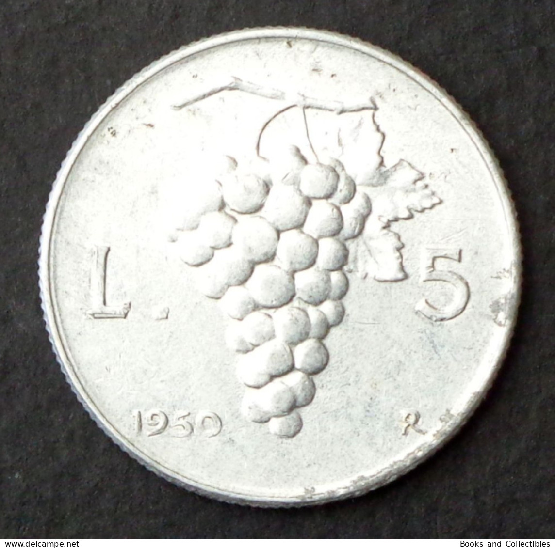 ITALY - 5 Lire 1950 - KM# 89 * Ref. 0077 - 5 Lire