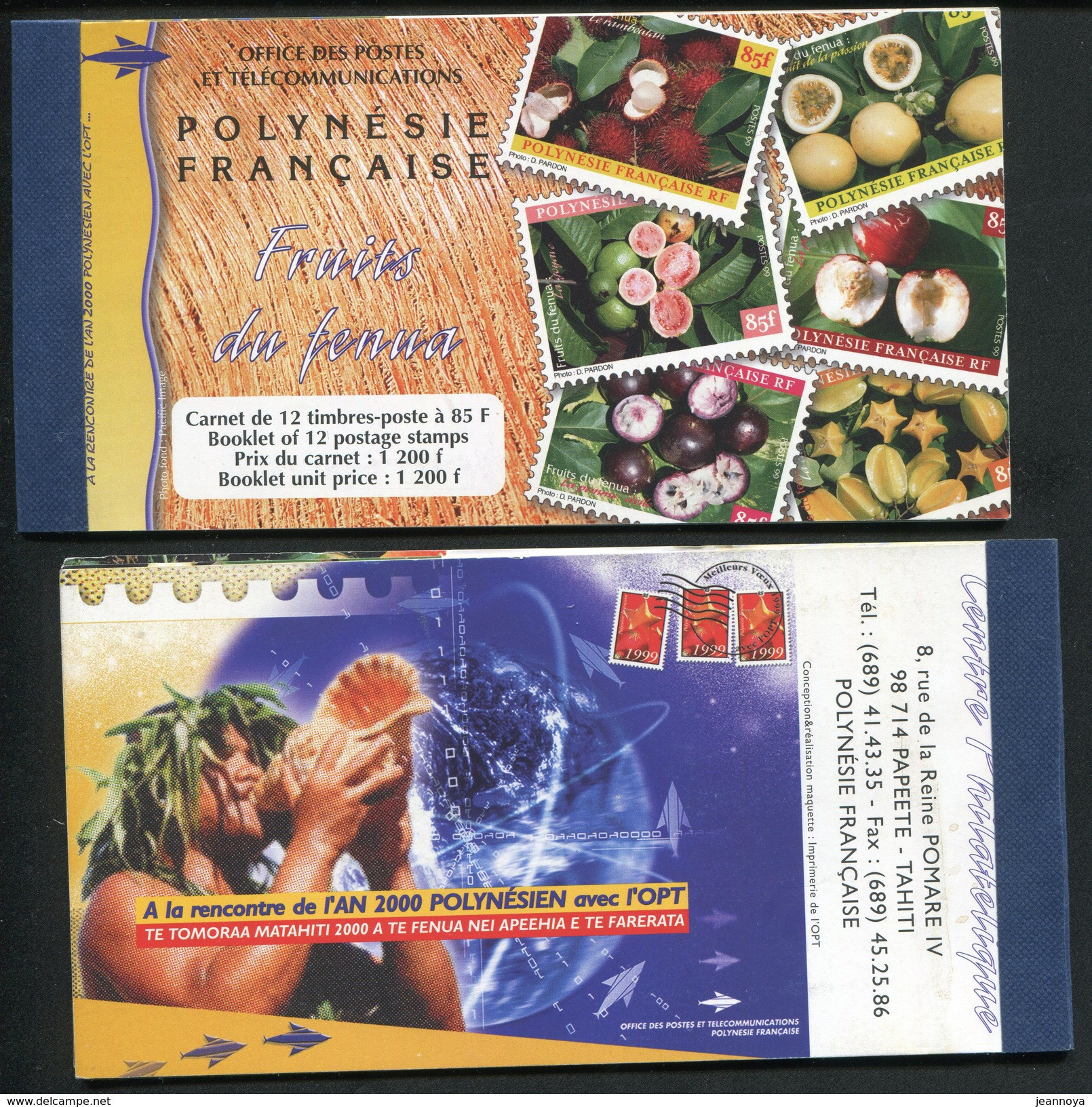 POLYNESIE FRANCAISE - CARNET N° C590-1 * * - FRUITS DU FENUA - LUXE - Libretti