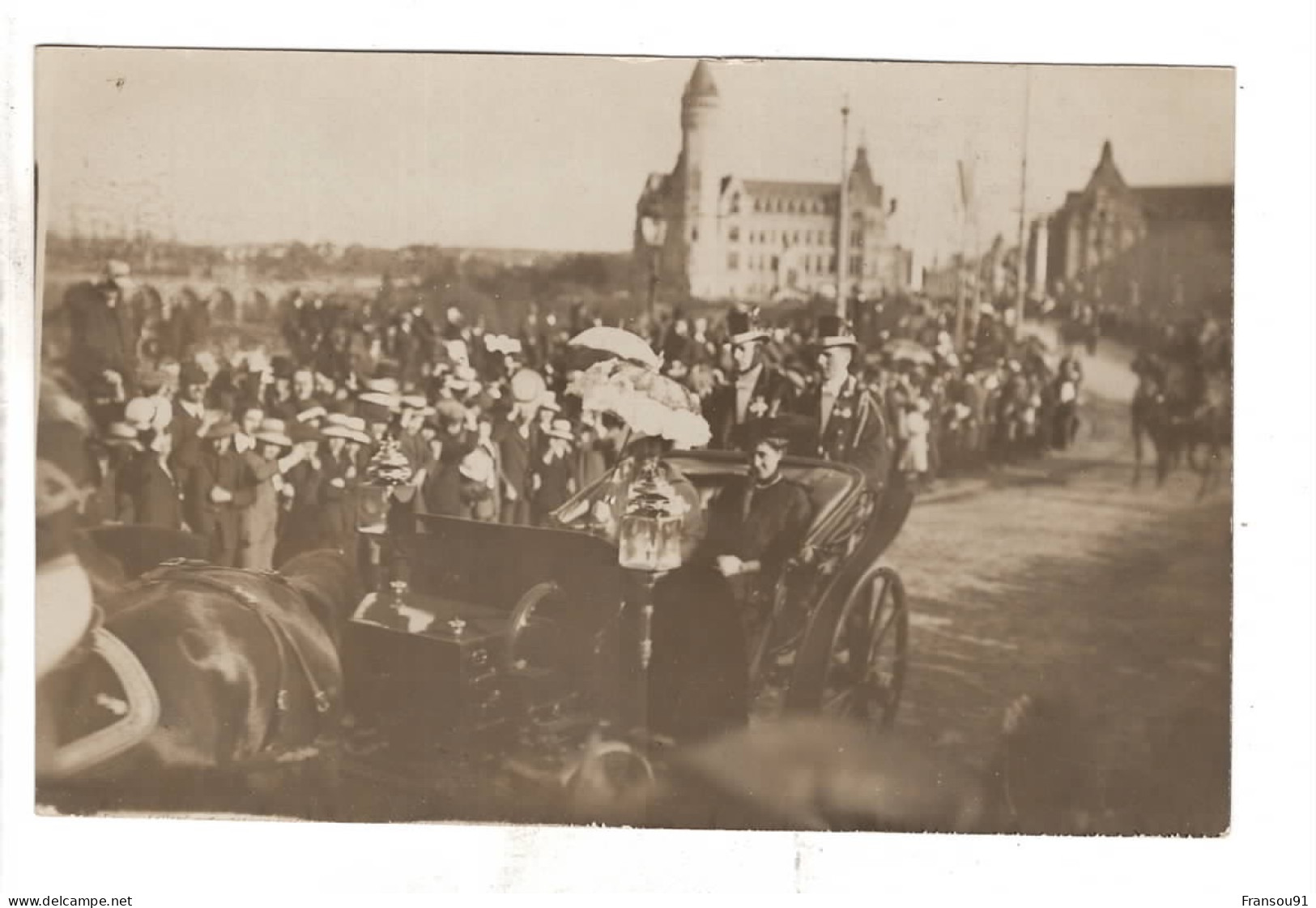 Carte Luxembourg - Souvenir De La Visite Du Roi Et De La Reine De Belgique à Luxembourg Avril 1914 - Colmar – Berg