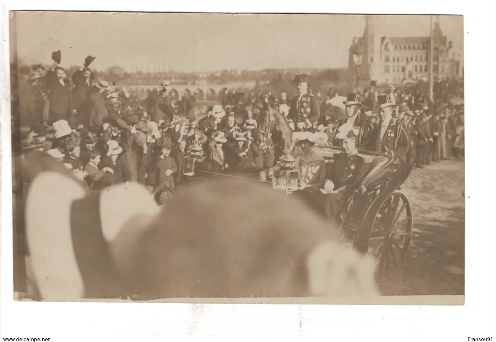 Carte Luxembourg - Souvenir De La Visite Du Roi Et De La Reine De Belgique à Luxembourg Avril 1914 - Colmar – Berg