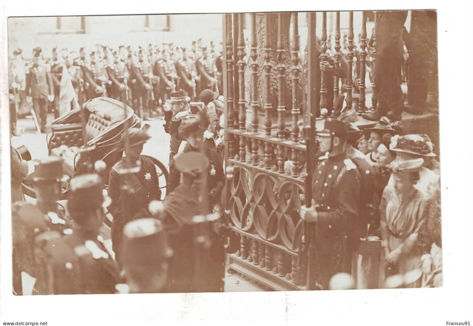 Carte Photo Luxembourg Famille Grand Ducale Procession Mai 1915 - Colmar – Berg