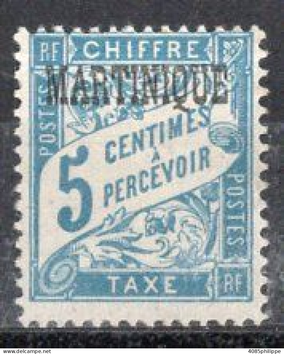 Martinique Timbre-Taxe N°1* Neuf Charnière TB  Cote : 2€25 - Postage Due