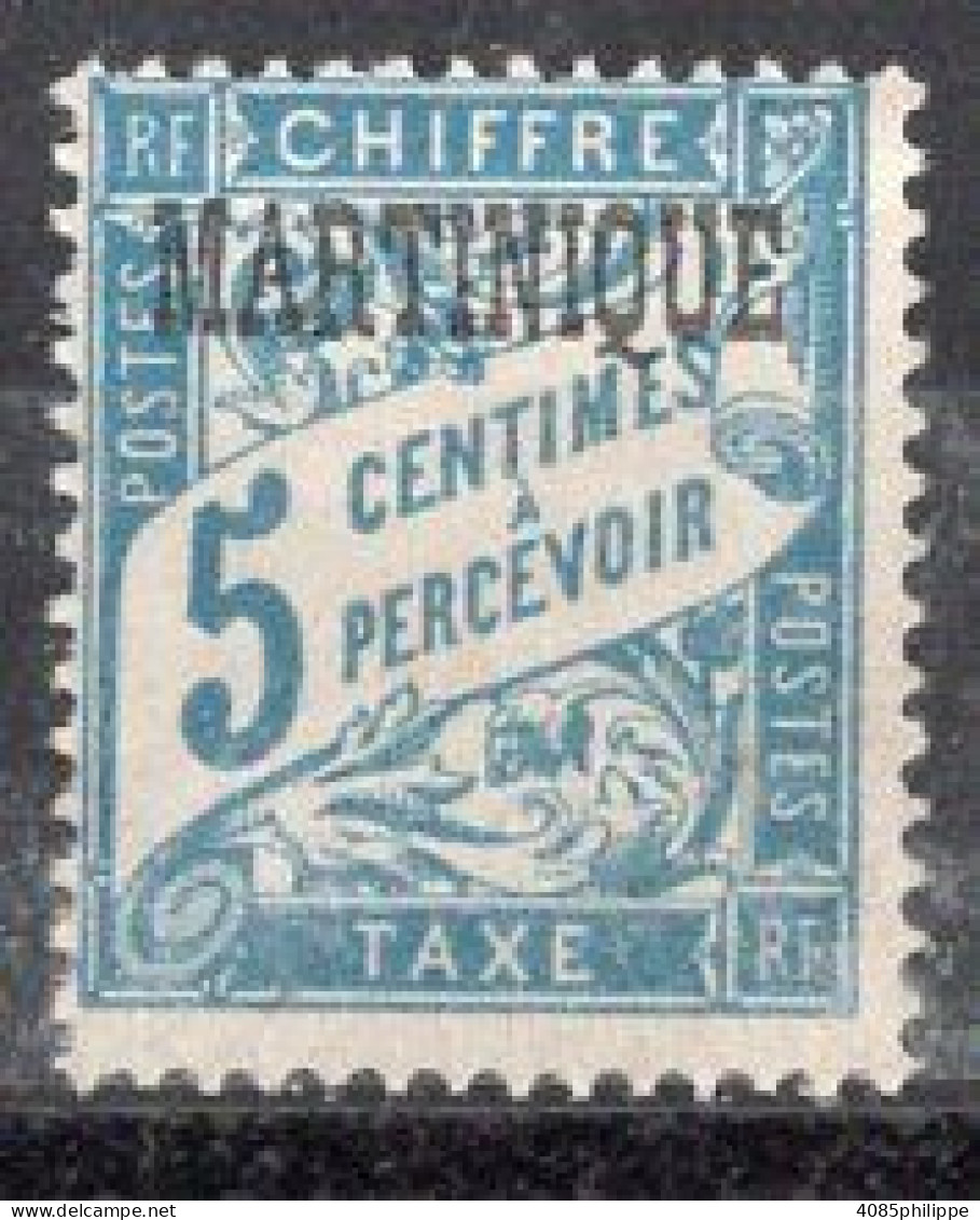 Martinique Timbre-Taxe N°1* Neuf Charnière TB  Cote : 2€25 - Impuestos