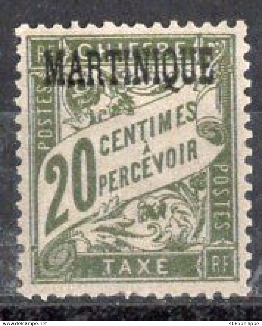 Martinique Timbre-Taxe N°3* Neuf Charnière TB  Cote : 2€75 - Postage Due