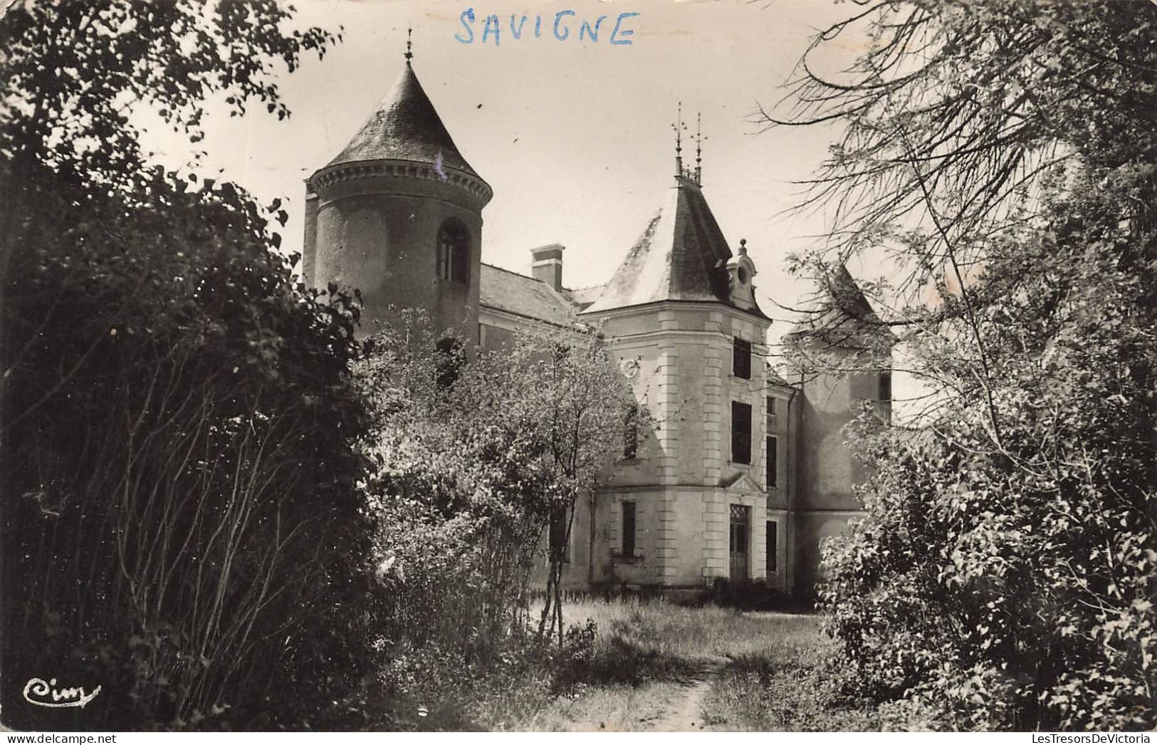 FRANCE - Savigné Sur Lathan (I Et L) - Vue Générale - Le Château De Beaulieu - Façade Nord - Carte Postale Ancienne - Chinon