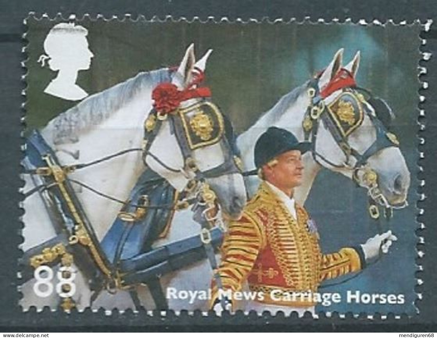 GROSSBRITANNIEN GRANDE BRETAGNE GB 2014 WORKING HORSES:DRAY HORSES 88P USED SG 3566 MI 3566 YT 3968 SC 3262 - Oblitérés