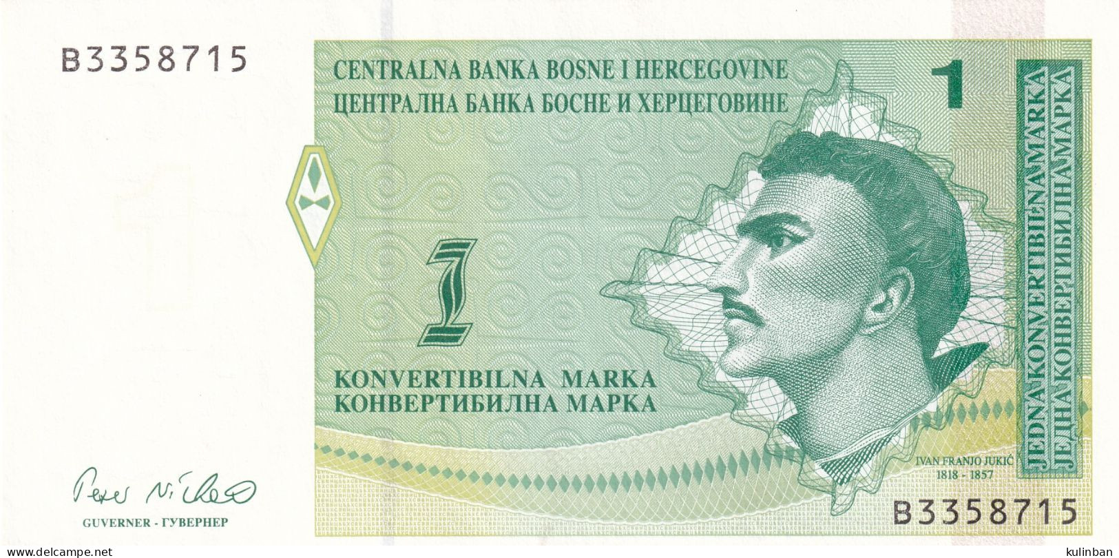 Bosnia And Herzegovina, UNC, 0.50, 1, 5. Convertible Marks In 1997. Pick-057, 059, 061. - Bosnia And Herzegovina