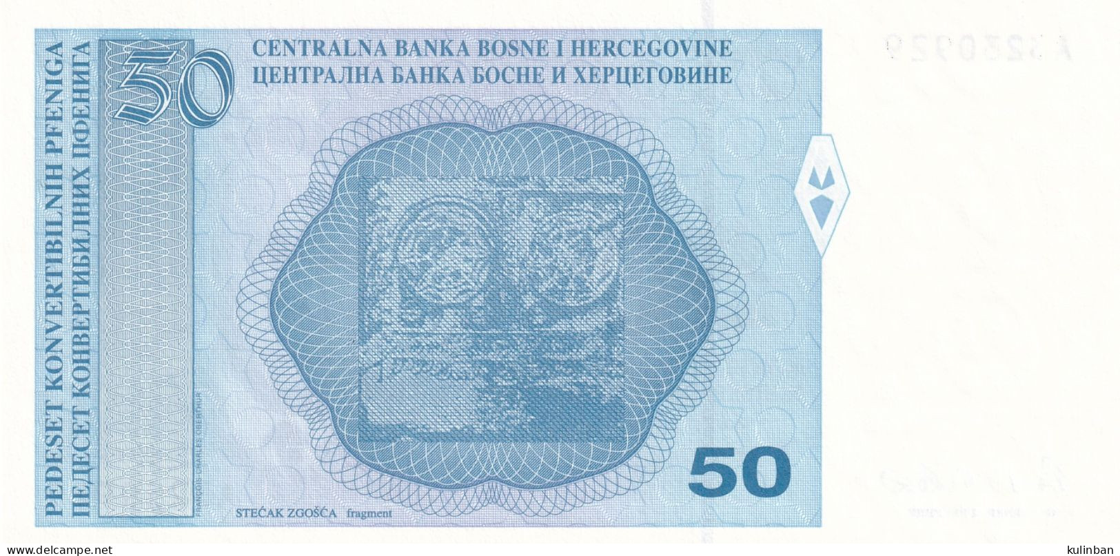 Bosnia And Herzegovina, UNC, 0.50, 1, 5. Convertible Marks In 1997. Pick-057, 059, 061. - Bosnië En Herzegovina