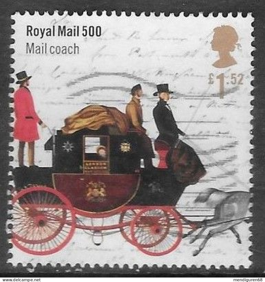 GROSSBRITANNIEN GRANDE BRETAGNE GB 2016 500 ANIV ROYAL MAIL: COACH 500 £1.52 USED SG 3799 MI 3847 YT 4261 SC 3474 - Oblitérés