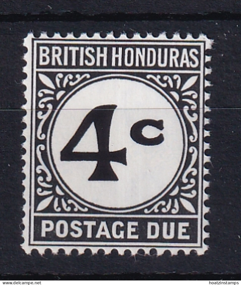 British Honduras: 1965/72   Postage Due    SG D5    4c    MNH - Britisch-Honduras (...-1970)