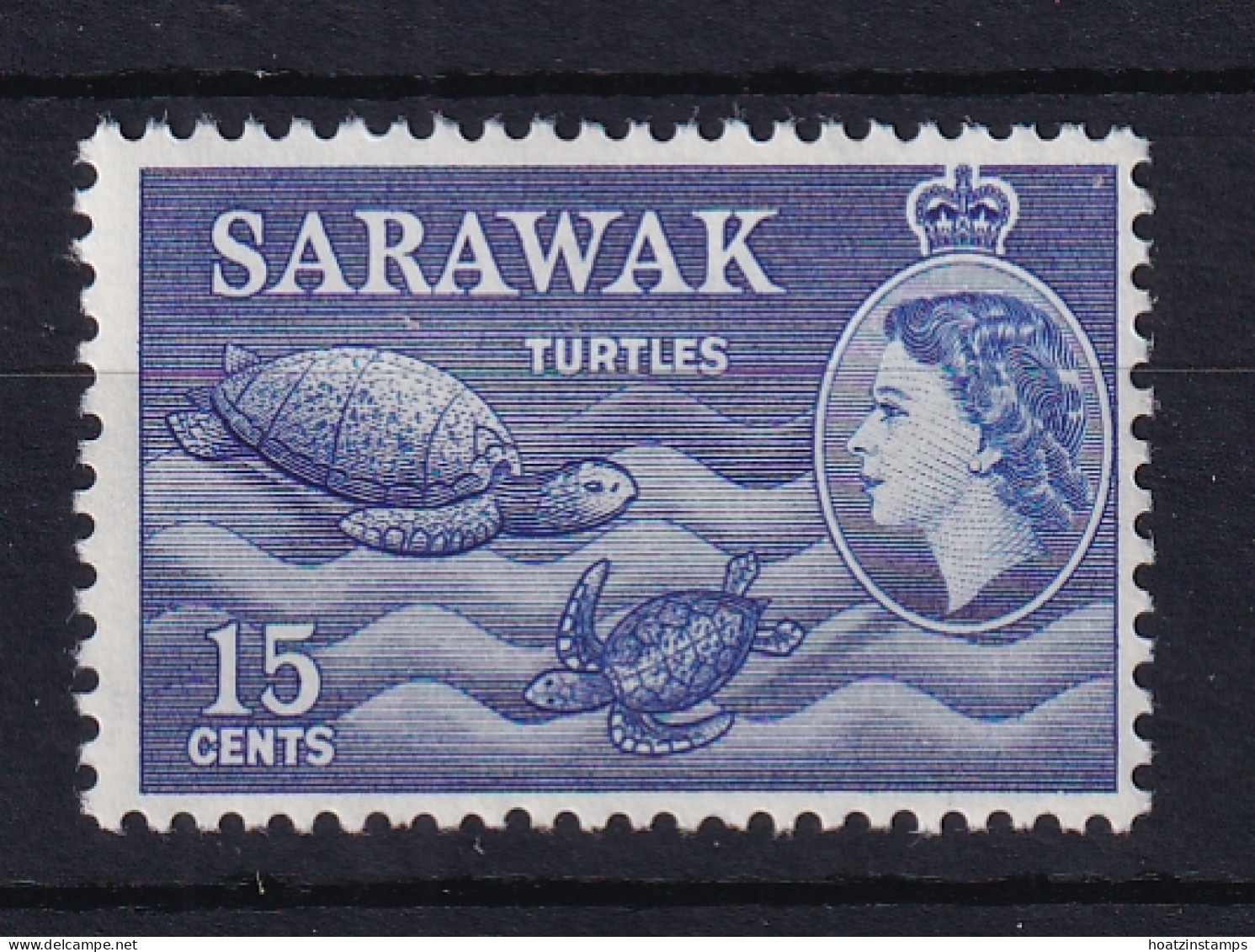 Sarawak: 1964/65   QE II - Pictorial   SG209     15c   [Wmk: Block CA]    MNH - Sarawak (...-1963)