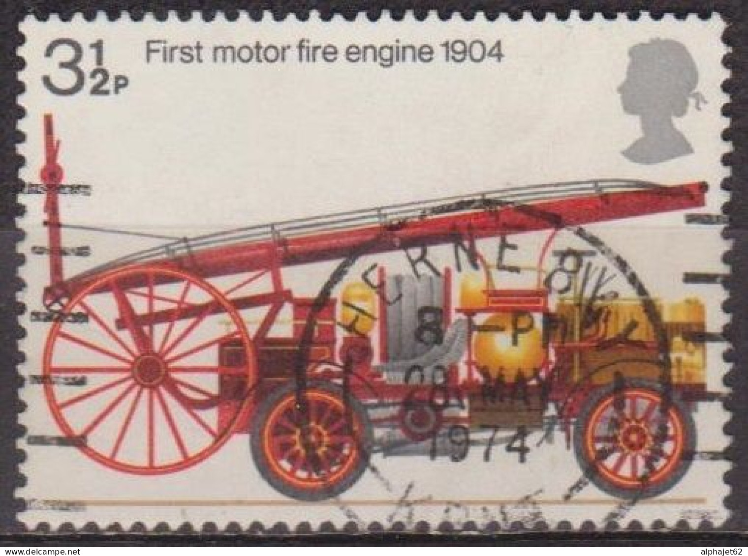 Protection Contre Les Incendies - GRANDE BRETAGNE - Pompes Motorisée - N° 721 - 1974 - Used Stamps