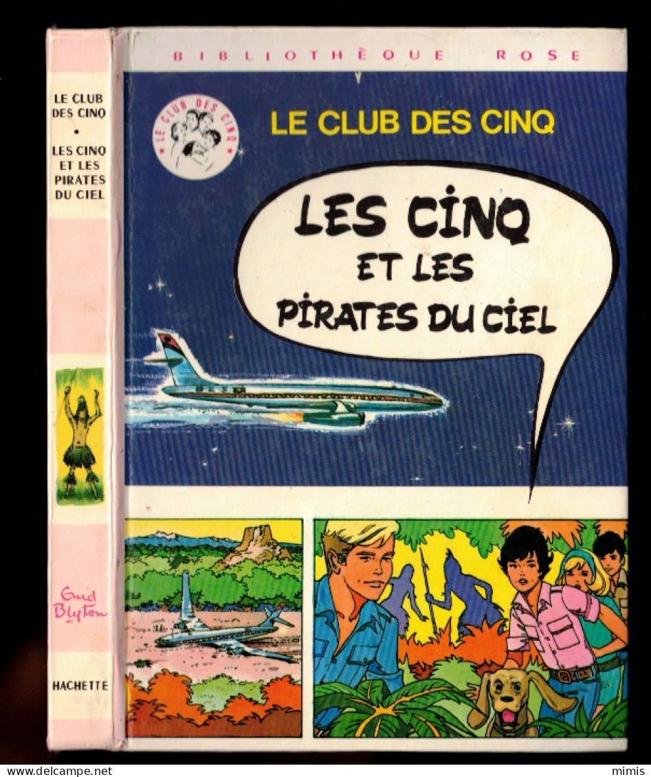 LE CLUB DES CINQ     Les Cinq Et Les Pirates Du Ciel   Racontée Par Claude Voilier - Biblioteca Rosa