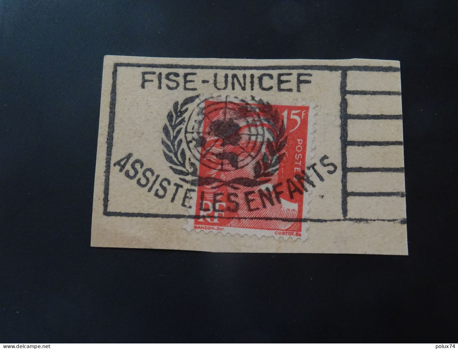 FRANCE Marianne -UNICEF -assiste Les Enfants - Usati