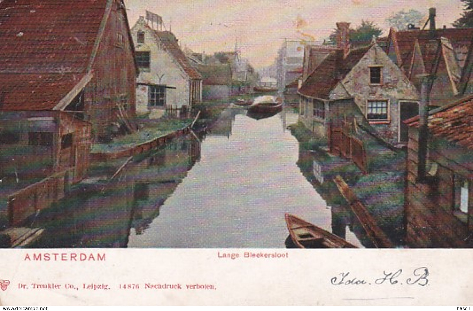 1850	23	Amsterdam, Lange Bleekersloot (linkerkant Een Vouw) - Amsterdam