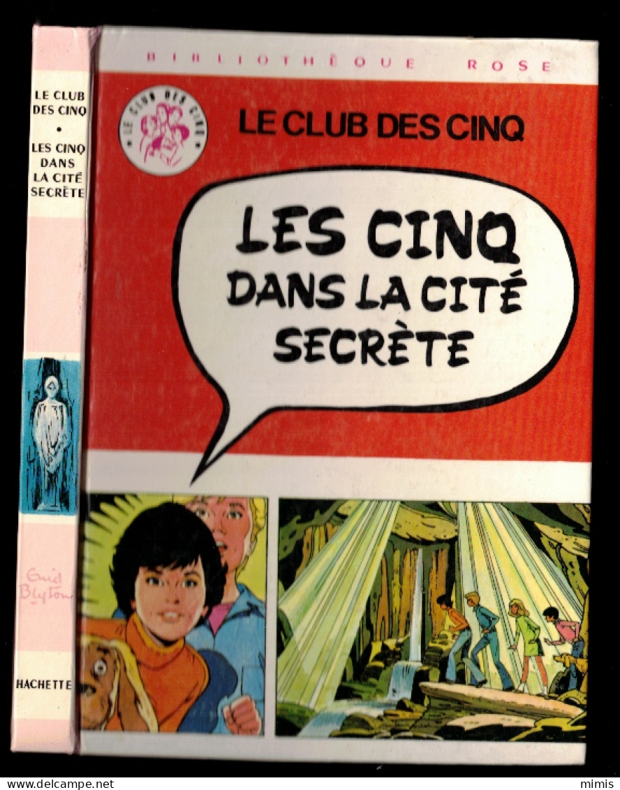 LE CLUB DES CINQ     Les Cinq Dans La Cité Secrète  Racontée Par Claude Voilier - Bibliotheque Rose