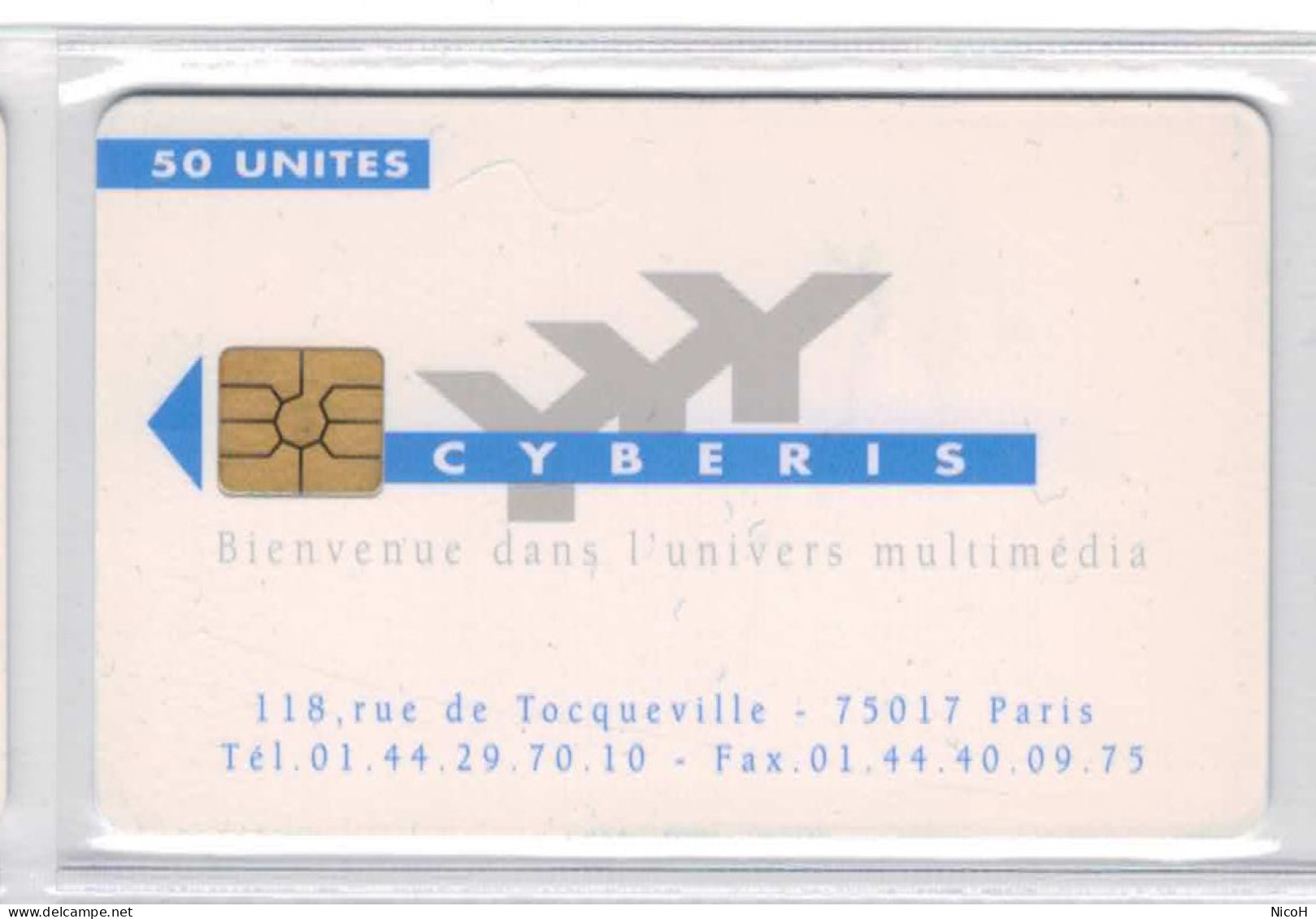CYBERIS - Caisse D'Epargne 50 Unités - RARE - Voir Scans - (A0701) - Other & Unclassified