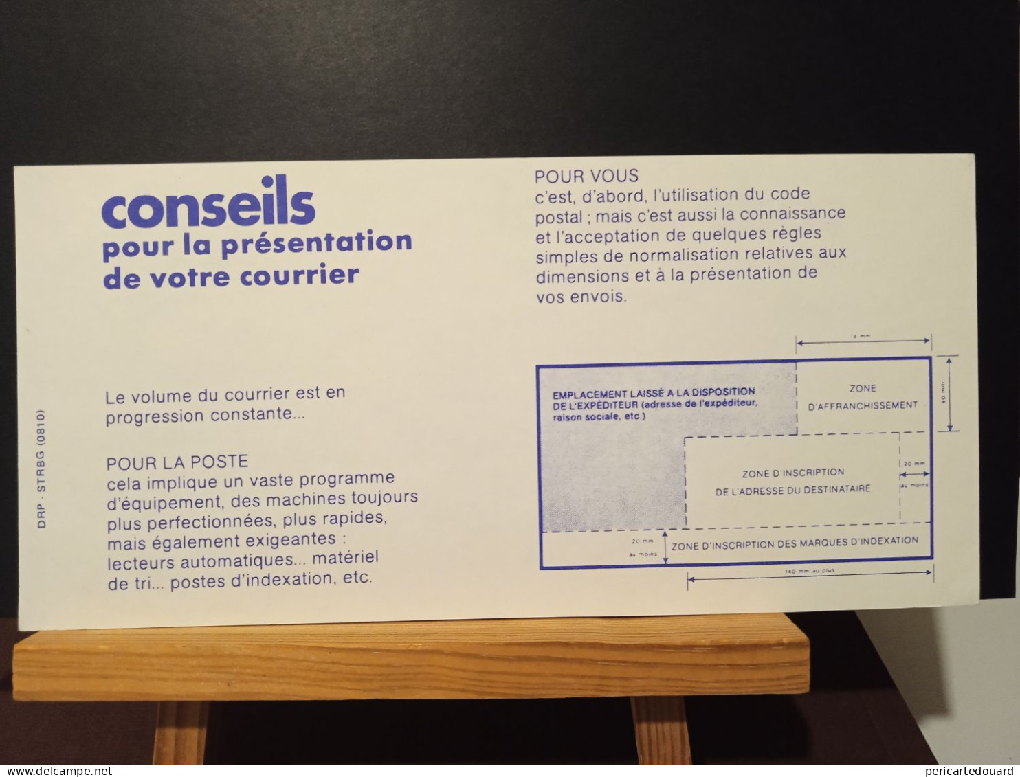 Code Postal. Carte D'information Informant Des Codes Postaux De  METZ - Lettres & Documents