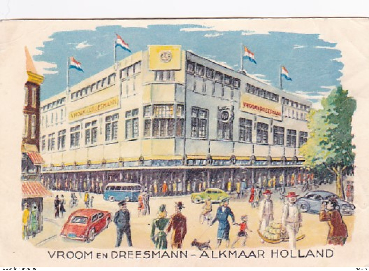 1887	48	Alkmaar, Vroom En Dreesmann (diverse Vouwen Zie Achterkant)  - Alkmaar