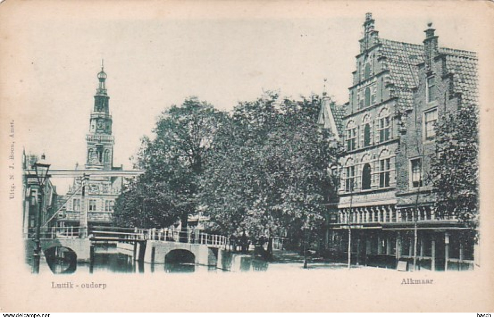 1887	67	Alkmaar, Luttik Oudorp (minuscule Vouwen In De Hoeken, Zie Achterkant) - Alkmaar