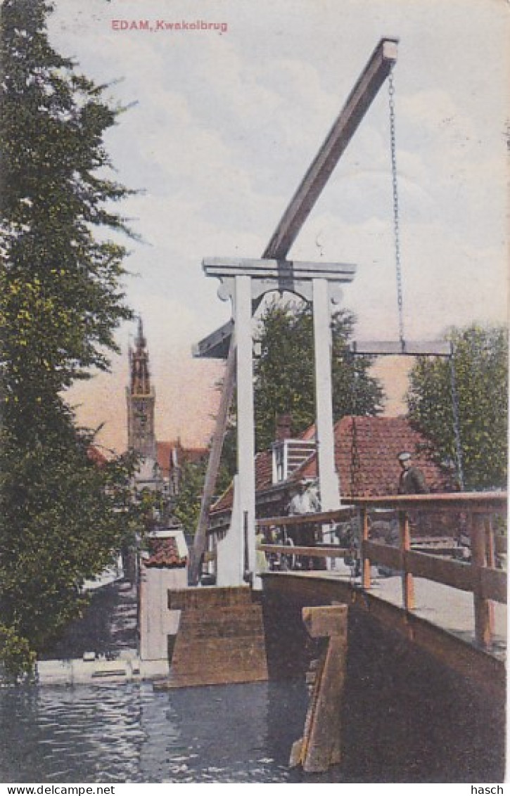 1887	86	Edam, Kwakelbrug (poststempel 1910) - Edam