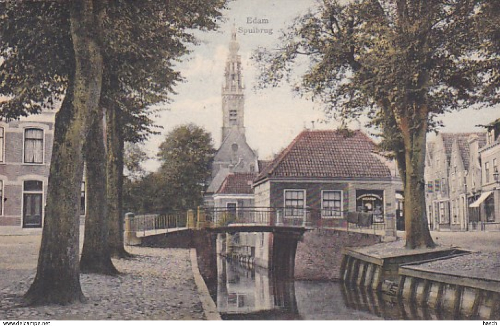 1887	87	Edam, Spuibrug (poststempel 1911) - Edam