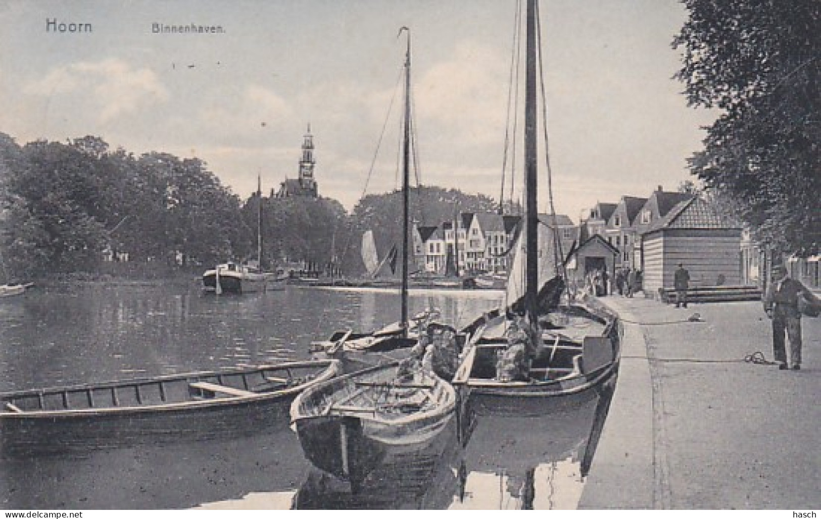 1887	152	Hoorn, Binnenhaven (poststempel 1920) - Hoorn