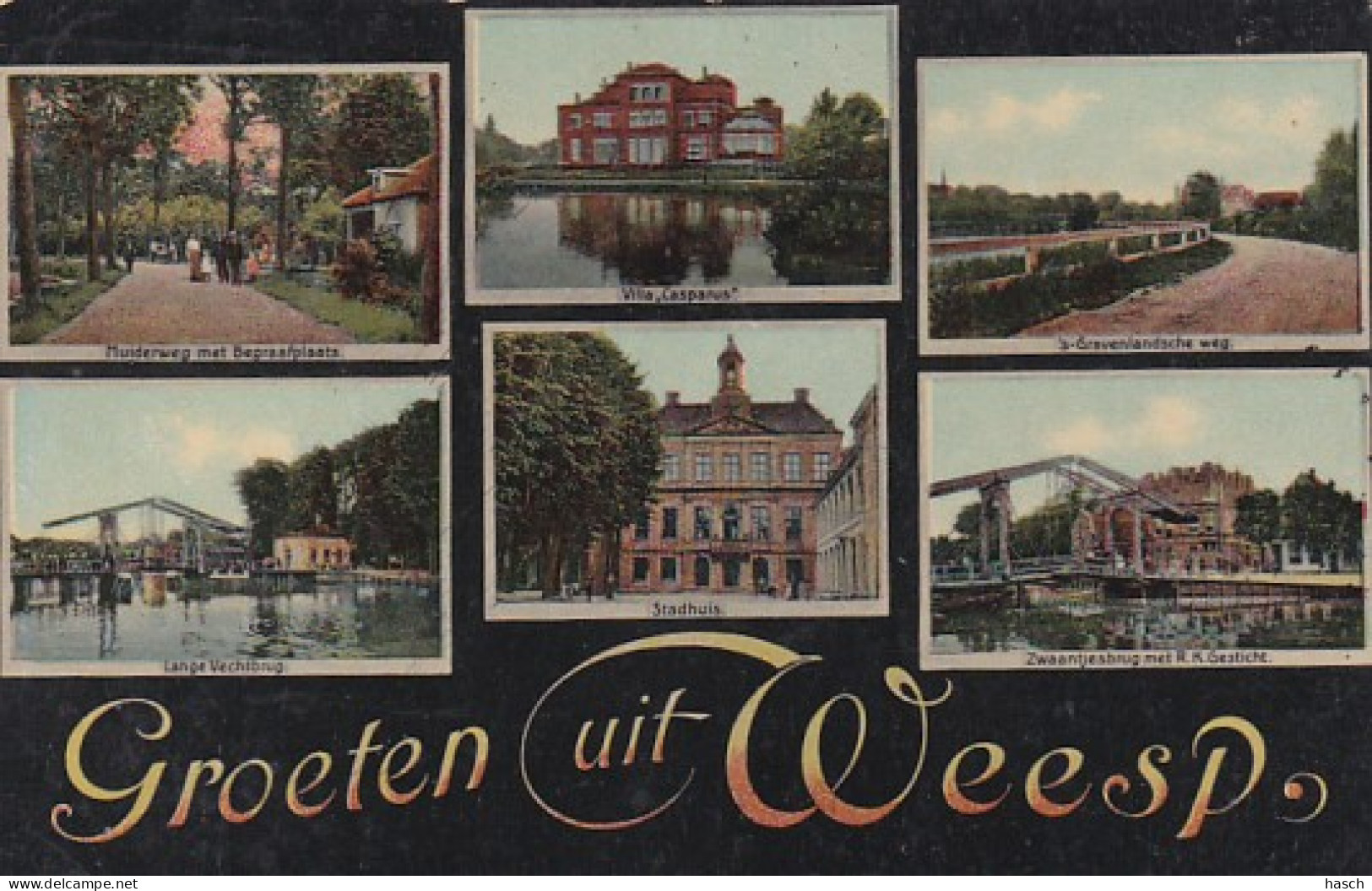 1887	158	Weesp, Groeten Uit  - Weesp