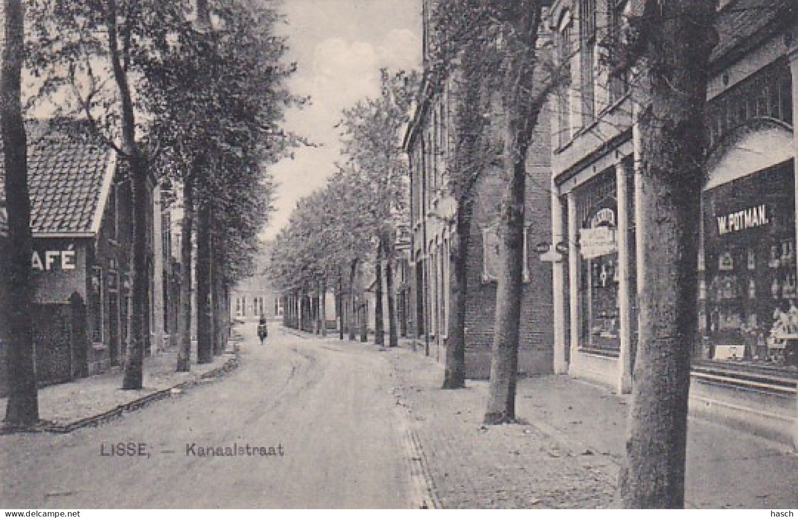 1887	166	Lisse, Kanaalstraat  (Winkel W. Potman) - Lisse